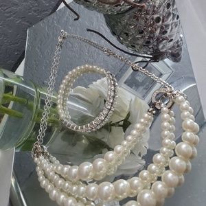 Pearl Necklace Set